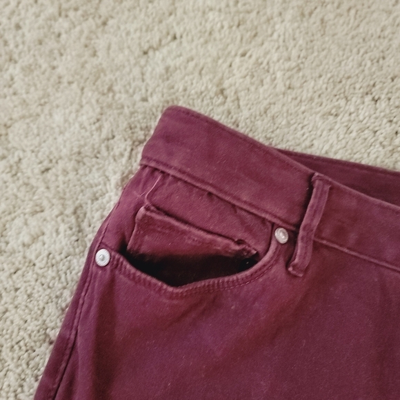 2/$20 LOFT Burgundy Legging Pants 8 - Picture 2 of 10